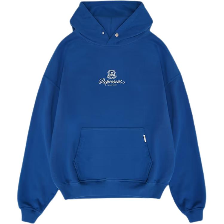 Represent SS24 Summer Capsule Letter Print Hoodie Blue for Men MLM4766-015