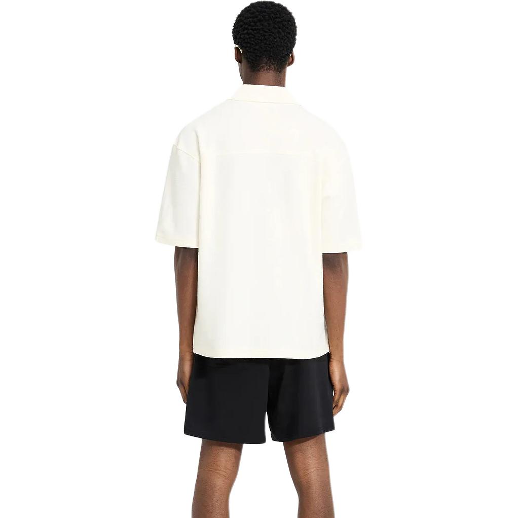 Shop REPRESENT SS24 サマー カプセル ワッフル刺繍 半袖シャツ アンティークホワイト MLM4469-242