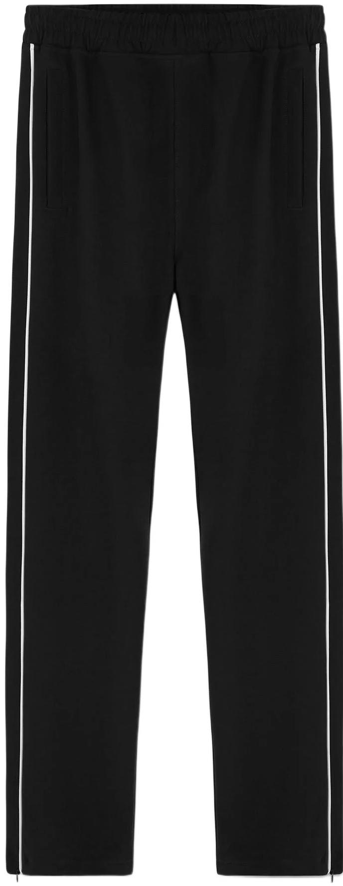 represent-summer-capsule-black-knit-joggers-with-elastic-waist-and-zipper-m08185-246