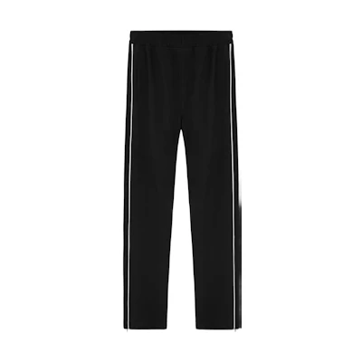 REPRESENT Summer Capsule Black Knit Joggers with Elastic Waist and Zipper. M08185-246