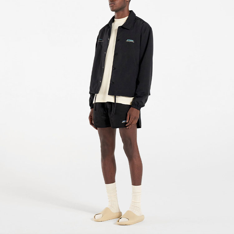 Sizing REPRESENT Summer Capsule  Black Letter Print Shirt Jacket - Fall Collection M01175-01