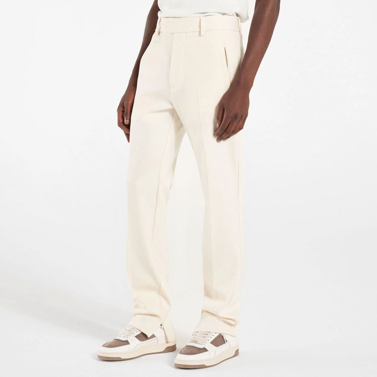 Shop REPRESENT 夏季系列 奶油白色寬鬆直筒休閒長褲. M08093-94