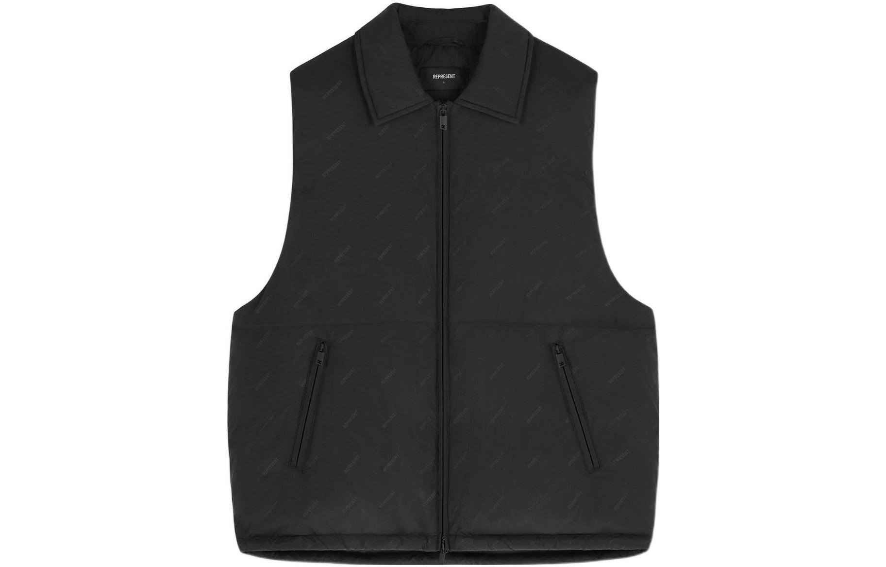 REPRESENT Summer Capsule Black Logo Vest Men’s Fall Collection. M01176-01