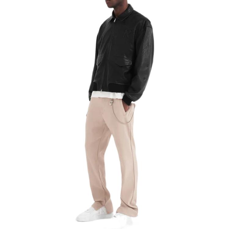 Shop REPRESENT 夏季膠囊系列男士修身米色休閒長褲 M08093-285