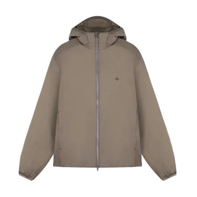 Represent Team 247 Camel Insulated Logo Hoodie Zip-Up Jacket 247M107-499