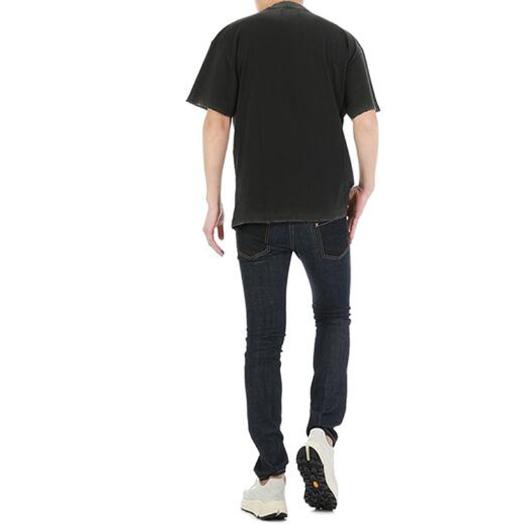 Purchase REPRESENT ヴィンテージ スカル ロゴ ブラック Tシャツ M05055-03