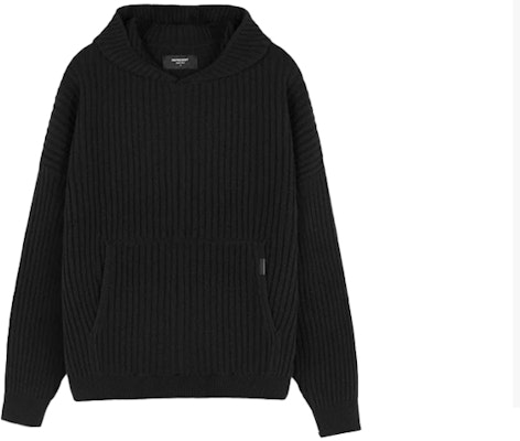 REPRESENT 羊毛混纺连帽套头衫毛衣 黑色 M02038-01 Order REPRESENT 羊毛混纺连帽套头衫毛衣 黑色 M02038-01