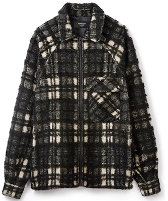 REPRESENT Work Shirt Black Checkered Pocket Loose-Fit Jacket M06021-34 Buy REPRESENT Work Shirt Black Checkered Pocket Loose-Fit Jacket M06021-34