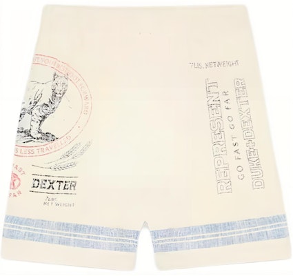 REPRESENT x DUKE DEXTER FW24 Lightweight Elastic Pocket Shorts Beige. MLM723-299 Buy REPRESENT x DUKE DEXTER FW24 Lightweight Elastic Pocket Shorts Beige. MLM723-299