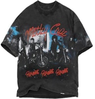 REPRESENT X Mötley Crüe Collaboration Grey Graphic Print Oversized T-Shirt Men MT4015-20 REPRESENT X Mötley Crüe Collaboration Grey Graphic Print Oversized T-Shirt Men MT4015-20