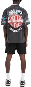 REPRESENT X Mötley Crüe联名灰色印花宽松版男士T恤 MT4015-20 Purchase REPRESENT X Mötley Crüe联名灰色印花宽松版男士T恤 MT4015-20