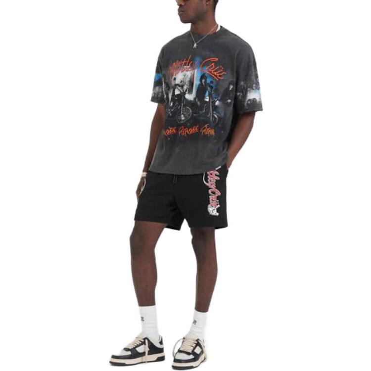 Details for REPRESENT X モトリー・クルー コラボ グレー グラフィックプリント オーバーサイズ Tシャツ メンズ MT4015-20