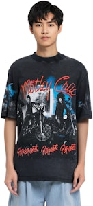REPRESENT X Mötley Crüe联名灰色印花宽松版男士T恤 MT4015-20 Sizing REPRESENT X Mötley Crüe联名灰色印花宽松版男士T恤 MT4015-20
