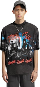 REPRESENT X Mötley Crüe联名灰色印花宽松版男士T恤 MT4015-20 Cheap REPRESENT X Mötley Crüe联名灰色印花宽松版男士T恤 MT4015-20