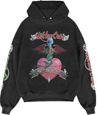 Represent x MÖTLEY CRÜE Letter Skull Hoodie Vintage Black MH4010-444 Buy Represent x MÖTLEY CRÜE Letter Skull Hoodie Vintage Black MH4010-444