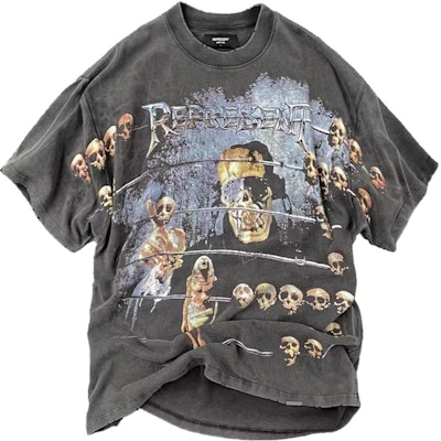 REPRESENT x MEGADETH SS21 骷髏印花復古灰色男款T恤 M05122-20 Buy REPRESENT x MEGADETH SS21 骷髏印花復古灰色男款T恤 M05122-20