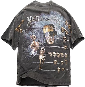 REPRESENT x MEGADETH SS21 男士灰色复古骷髅印花短袖T恤 M05122-20 Lookbook REPRESENT x MEGADETH SS21 男士灰色复古骷髅印花短袖T恤 M05122-20