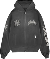REPRESENT x METALLICA Cracked Print Washed Black Hoodie SS24 Collaboration. MLM4370-230 REPRESENT x METALLICA Cracked Print Washed Black Hoodie SS24 Collaboration. MLM4370-230