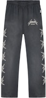 REPRESENT x METALLICA SS24 Cracked Print Elastic Waist Casual Pants Black Men. MLM4376-230 REPRESENT x METALLICA SS24 Cracked Print Elastic Waist Casual Pants Black Men. MLM4376-230