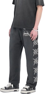 REPRESENT x METALLICA SS24 黑色裂纹印花松紧腰休闲裤 男款 MLM4376-230 Details for REPRESENT x METALLICA SS24 黑色裂纹印花松紧腰休闲裤 男款 MLM4376-230