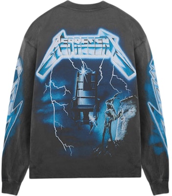 REPRESENT x METALLICA SS24 Kemeja Lengan Panjang Grafik Vintage Kelabu MLM4384-020 Lookbook REPRESENT x METALLICA SS24 Kemeja Lengan Panjang Grafik Vintage Kelabu MLM4384-020