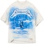 Order REPRESENT x Metallica SS24 Baju T-Shirt Putih Cetakan Petir Crewneck MLM4382-072