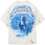 Lookbook REPRESENT x Metallica SS24 Baju T-Shirt Putih Cetakan Petir Crewneck MLM4382-072