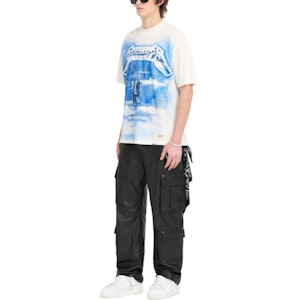 REPRESENT x Metallica SS24 闪电印花白色圆领短袖T恤 MLM4382-072 Details for REPRESENT x Metallica SS24 闪电印花白色圆领短袖T恤 MLM4382-072