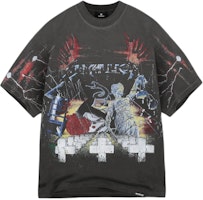REPRESENT x METALLICA SS24 Vintage Grey Graphic Crewneck Short Sleeve T-Shirt MLM4354-020 REPRESENT x METALLICA SS24 Vintage Grey Graphic Crewneck Short Sleeve T-Shirt MLM4354-020