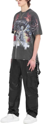 REPRESENT x METALLICA SS24 Vintage Grey Graphic Crewneck Short Sleeve T-Shirt MLM4354-020 Details for REPRESENT x METALLICA SS24 Vintage Grey Graphic Crewneck Short Sleeve T-Shirt MLM4354-020