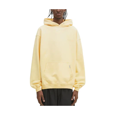 Represent Yellow Solid Color Pullover Hoodie Long Sleeve OCM41113-32