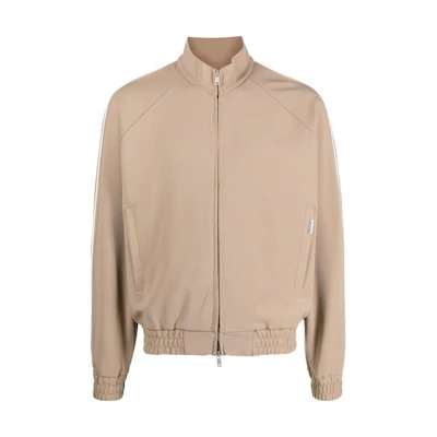 Represent Zip Raglan Stand Collar Sweatshirt Beige M01197-BEIGE