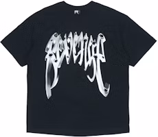 Revenge 3D Skull Logo Graphic Crewneck Tee Black T-Shirt REVE-ST047-BLACK Revenge 3D Skull Logo Graphic Crewneck Tee Black T-Shirt REVE-ST047-BLACK