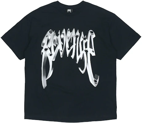 Revenge 3D Skull Logo Graphic Crewneck Tee Black T-Shirt REVE-ST047-BLACK Buy Revenge 3D Skull Logo Graphic Crewneck Tee Black T-Shirt REVE-ST047-BLACK