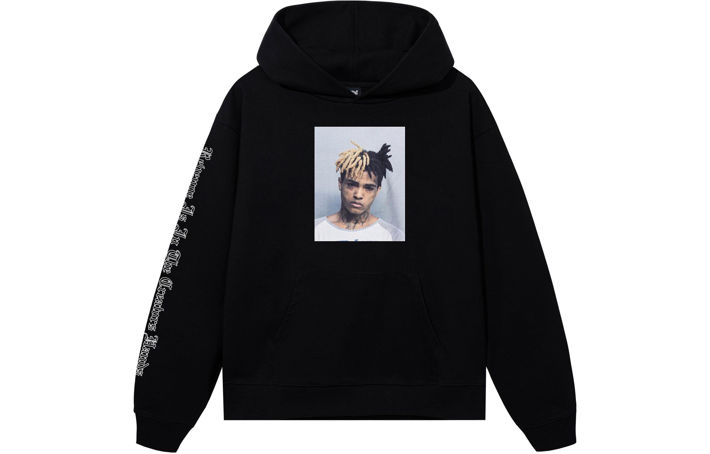 Revenge Black Graphic Hoodie Unisex Loose Fit XMUGSHOT-HD-BLK