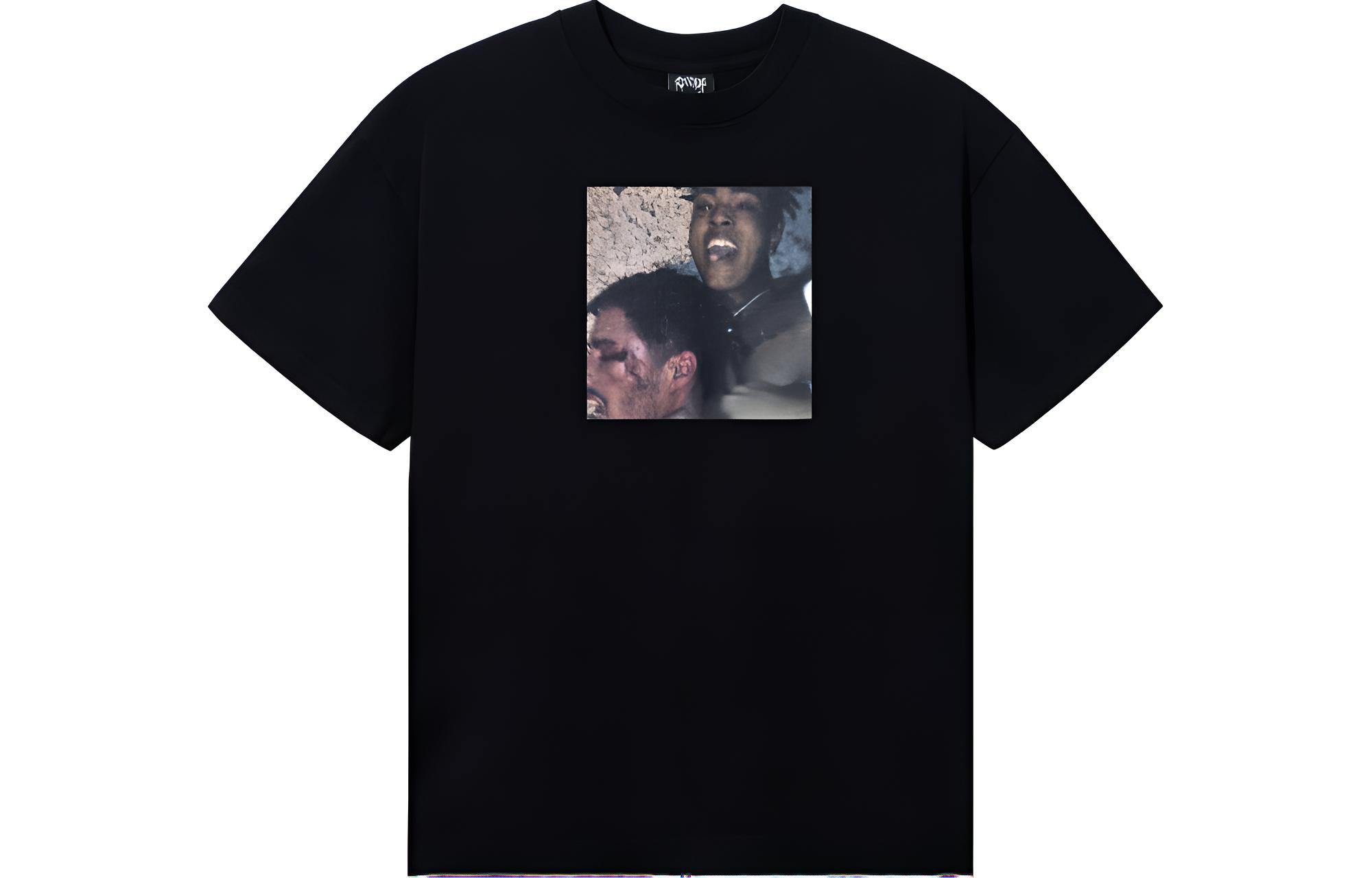 Revenge Handprint Graphic T-Shirt Unisex Black XYUNGBRATZ-TEE-BLK