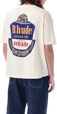 RHUDE 米色图案印花短袖圆领纯棉T恤 RHPS24TT05012611C0611 Lookbook RHUDE 米色图案印花短袖圆领纯棉T恤 RHPS24TT05012611C0611