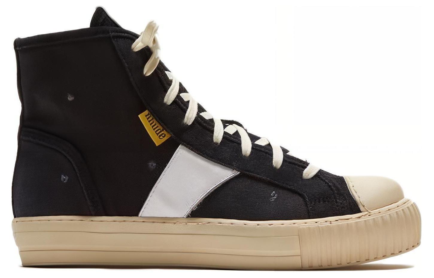 Rhude Bel Airs High 'White Black' 圖 2