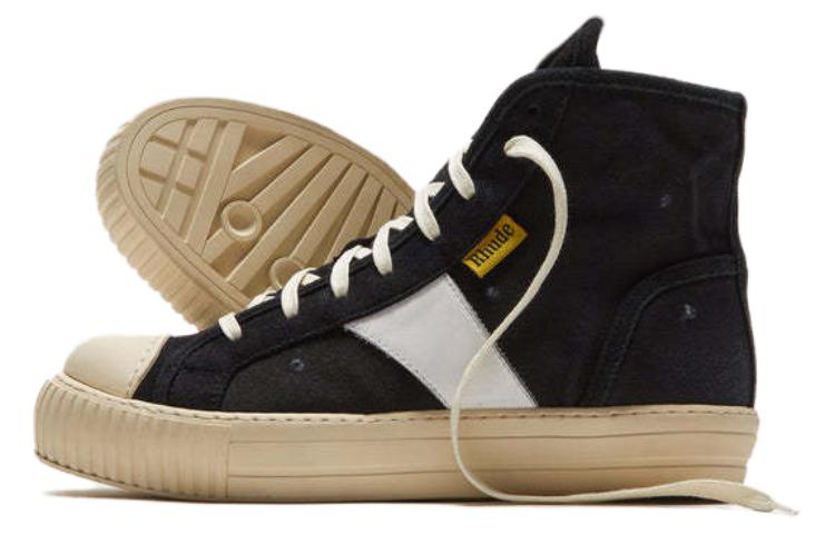 Rhude Bel Airs High 'White Black' 圖 4