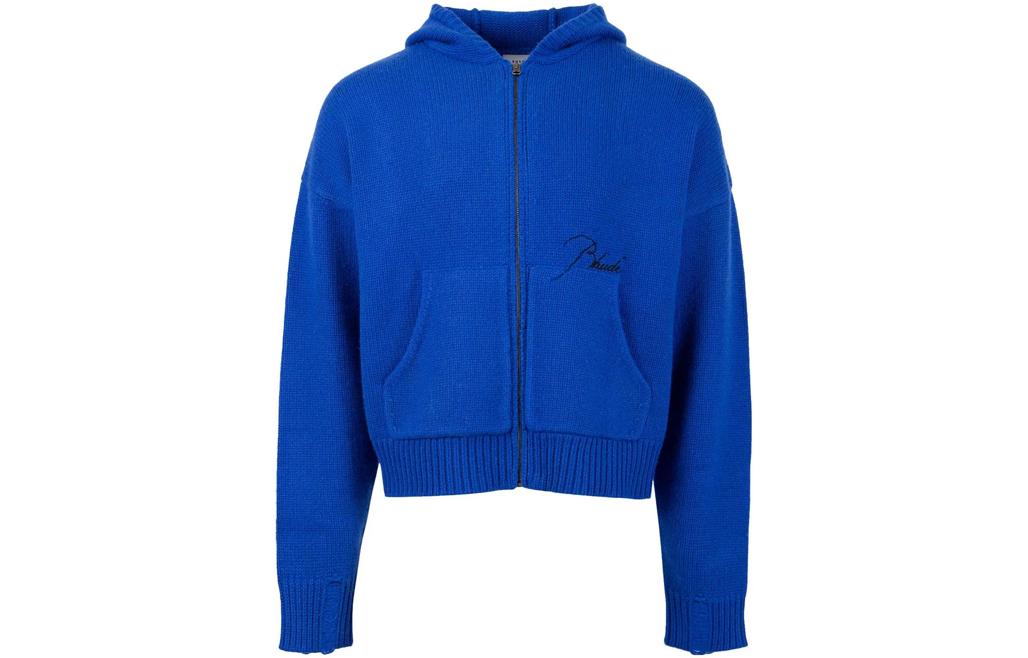 Rhude Comfort Hoodie Blue RHFW21HO10037102