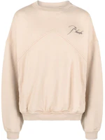 Rhude Crewneck Long Sleeve Casual Sweatshirt Beige RHPS23SW04826610 Rhude Crewneck Long Sleeve Casual Sweatshirt Beige RHPS23SW04826610