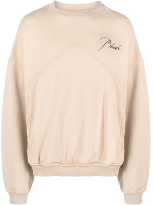 Rhude 長袖圓領休閒衛衣 米色 RHPS23SW04826610 Buy Rhude 長袖圓領休閒衛衣 米色 RHPS23SW04826610