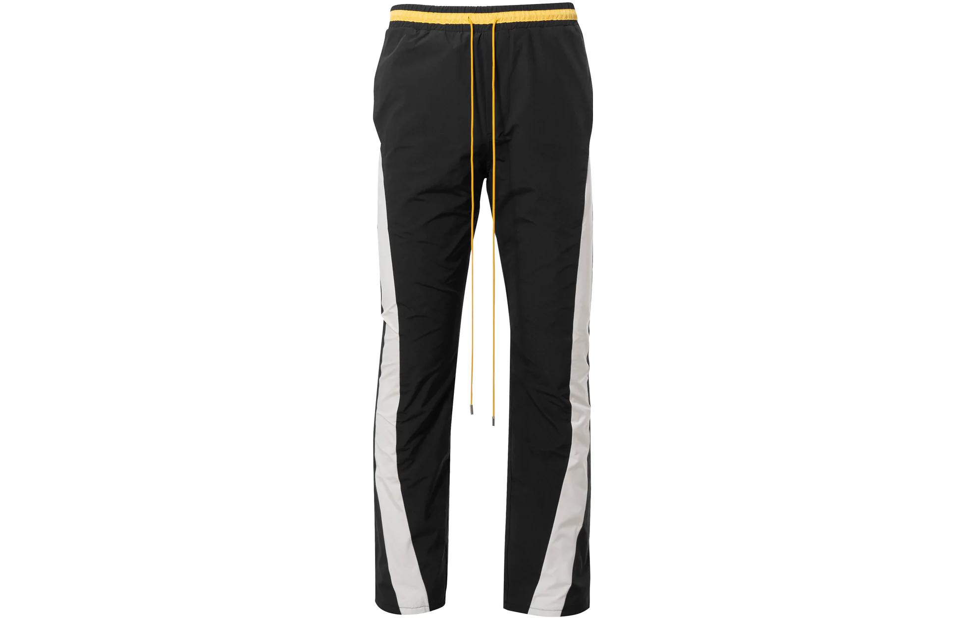 RHUDE FW22 Colorblock Straight-Leg Track Pants Men’s Lace-Up Style. RHFW22PA18041051