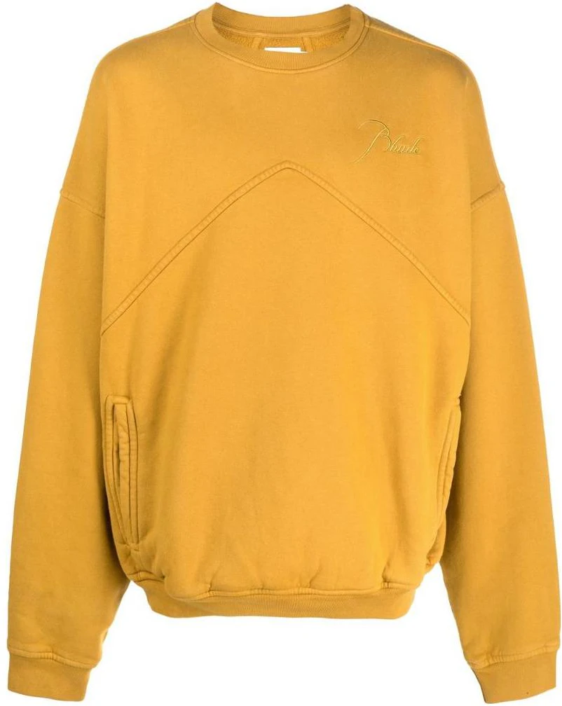 rhude-fw-22-logo-embroidered-crewneck-pullover-long-sleeve-sweatshirt-yellow-men-rhfw-22-sw-050121210121