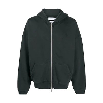 Rhude FW22 Logo Embroidered Hooded Jacket Black Menswear RHFW22HO090126100610