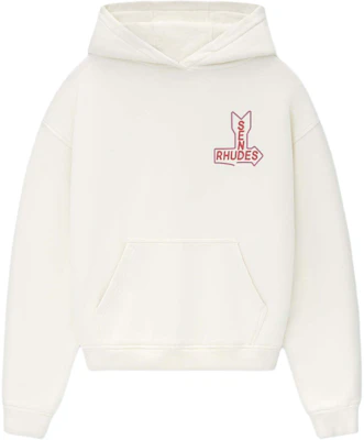 ルード FW24 初秋 オーバーサイズ フーディ メンズ ヴィンテージ ホワイト プルオーバー RHPF24HO16012-VTW Buy ルード FW24 初秋 オーバーサイズ フーディ メンズ ヴィンテージ ホワイト プルオーバー RHPF24HO16012-VTW