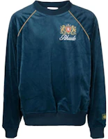 Rhude Graphic Embroidered Unisex Crewneck Sweatshirt Blue RHPF22SW03041302 Rhude Graphic Embroidered Unisex Crewneck Sweatshirt Blue RHPF22SW03041302