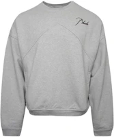 Rhude Grey Crewneck Letter Print Long Sleeve Pullover Sweatshirt RHFW22SW05012142 Rhude Grey Crewneck Letter Print Long Sleeve Pullover Sweatshirt RHFW22SW05012142