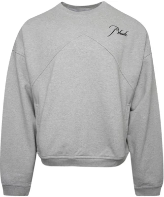 Rhude 灰色字母印花長袖套頭圓領運動衫 RHFW22SW05012142 Buy Rhude 灰色字母印花長袖套頭圓領運動衫 RHFW22SW05012142