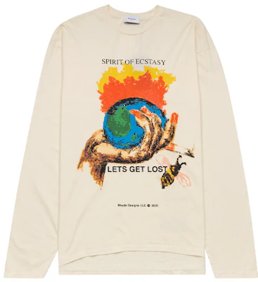 Rhude Let''s Get Lost 圓領米色長袖衛衣 RHFW20TT00000010 Buy Rhude Let''s Get Lost 圓領米色長袖衛衣 RHFW20TT00000010